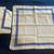Beautiful Vintage Floral Tablecloth (50”x50”) with 4 Matching Cloth Napkins 2 thumbnail
