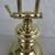 Polished Brass Piano Desk Vintage Art Deco Table Lamp 20" Tall 3 thumbnail