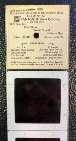 DIAPOSITIVAS DE VIAJE VINTAGE PANA-VUE NUEVAS NUNCA USADAS - 3 $ (Baldwin)63471464911235122