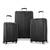 Samsonite 3 piece luggage set black gray silver graphite 1 thumbnail