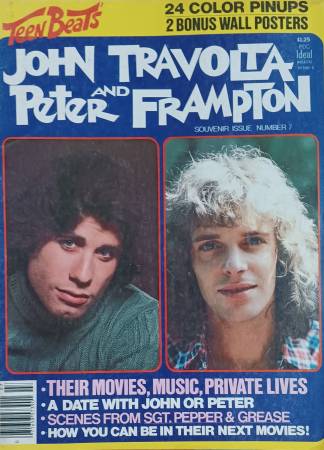 Teen Beats John Travolta/ Peter Frampton 1