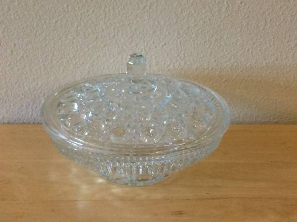 Crystal Bowl with Lid 1