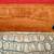 JALDA FAUX-CROC EMBOSSED HANDBAG W GOLD CHAIN, ORANGE 9 thumbnail