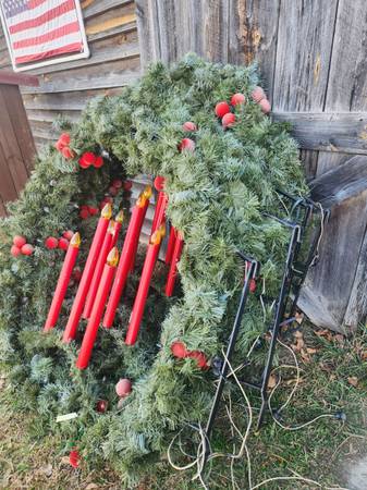 5ft wreaths that are lighted christmas 1