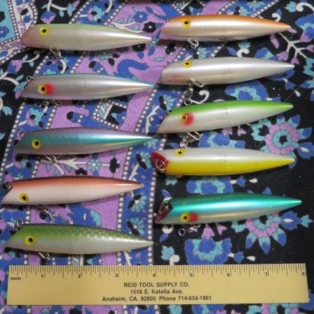 Tomic Salmon Plugs / Tom Mack, cucharillas Manistee - $1.234 (North Bend)63436009311875122