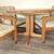 Round Oak Dining Table and 4 Caster Chairs 9 thumbnail