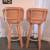 Like New Pair of Rattan Swivel Bar Stools 4 thumbnail