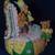 Musical Figurine - 3 Teddy Bears Sewing a Quilt - Music Box 6 thumbnail