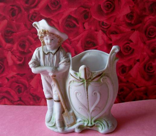 Vintage German Porcelain Spill Vase 1