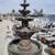 CEMENT WATER FOUNTAIN  (7-1/2 FEET TALL) 6' FOOT WIDE POND 2 thumbnail