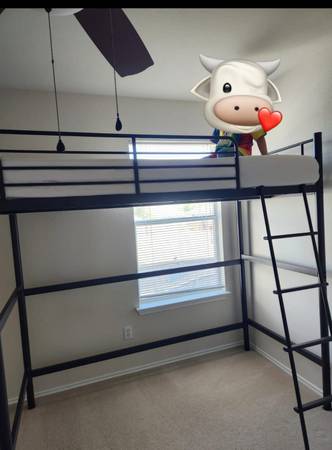 Metal Bunk Bed, Color brown, Mattress Included 1