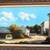 Large 5' Vintage Southwest Desert Landscape Village Art Oil on Canvas 4 thumbnail