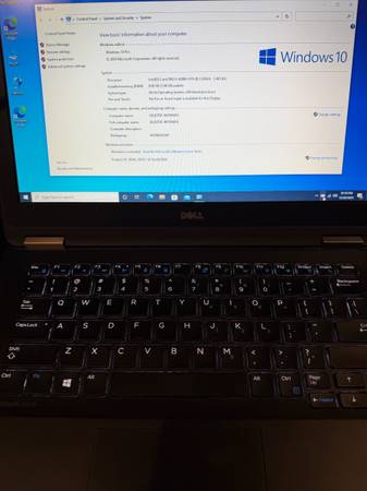Dell latitude E7270 8gb 128 m.2 ssd windows 10 pro 1