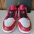 Jordan 1 Low Shoes Bulls Red Black White Men's 10.5   NEW 5 thumbnail