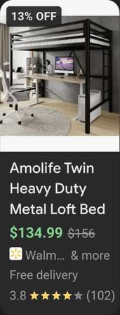 Loft bed frame brand new in the box 1