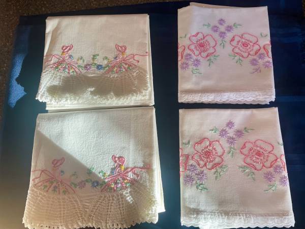Vintage Handmade Pillowcase Sets 1