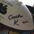 Football autographed by USC honorary team cap John Papadakis and UCLA honorary t 2 thumbnail
