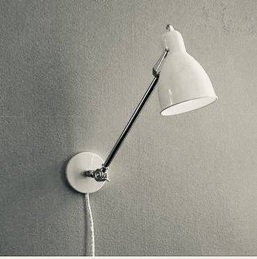 Lighting Modern Industrial Lamp West Elm Sconce White Nickel Brand New 1