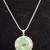 925 silver necklace with jade pendant 1 thumbnail