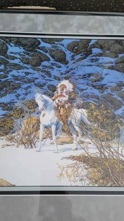 FRAMED! Eagle Heart Bev Doolittle Xmas Gift! 1