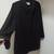 Women's Black Wool Coat 1 thumbnail