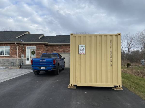 PORTABLE STORAGE CONTAINER RENTAL BY GOBOX SYDENHAM ONTARIO 1