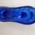 Fenton Glass Shoe Princess Slipper Cobalt Blue Vintage 6 thumbnail