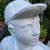 Vintage Large White Concrete Lawn Horse Jockey Statue 44” H 15 thumbnail
