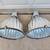 Large GE Aluminum Light Fixture Pair Industrial Used Lamp 14 thumbnail