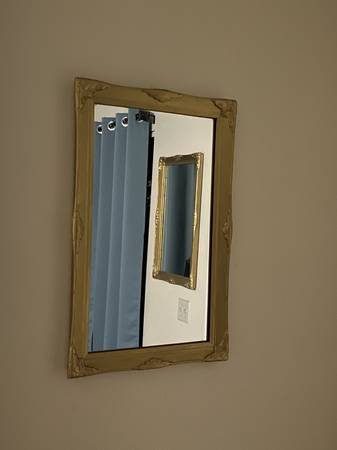 Decorative Mirror in a wooden frame 1