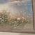 original signed oil board painting woman river spring flower pastels 4 thumbnail