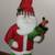 Standing 26" Santa Claus Christmas Felt Accented Holiday Home Welcome 5 thumbnail