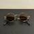Retro Steampunk Round Sunglasses (Gold-Color w/ Brown Tint Lenses) 1 thumbnail