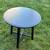 Black circular IKEA Kragsta coffee table & one matching end table 6 thumbnail
