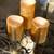 Set of 3 Metallic LED Candles - Beautiful Home Decor Item 1 thumbnail