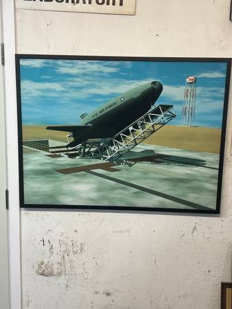 One of a kind aviation print Lockheed X33 1