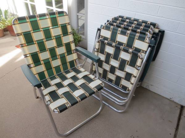 6 Classic Aluminuim Lawn Chairs 1