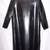 Vintage Shiny Black Vinyl Coat Jacket - trench style women's womens 2 thumbnail
