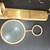brass candle sconce with Magnifying glass 3 thumbnail