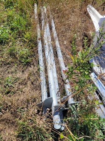 4 Screw type Earth anchors, ground shore anchor 1