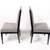 Black Lacquered Oak Contemporary Hall Dinning Chairs Hand Made In UK 3 thumbnail