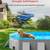 Peteast Foldable Dog Pool with Sturdy Square Design, Durable 82" Lx46 Wx12 D Ext 3 thumbnail