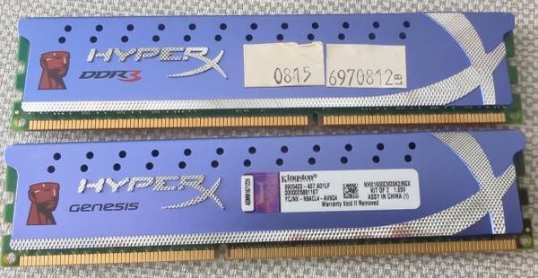 Kingston Technology HyperX 8 GB (2x4 GB Modules) 1600 MHz DDR3 1