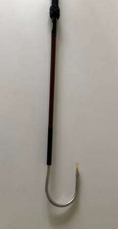 GAFF - AFTCO 4' Tapered Fiberglass Gaff w/3" Hook 1