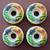 NEW set of 4 Kryptonics 54mm skateboard skateboarding urethane wheels 1 thumbnail