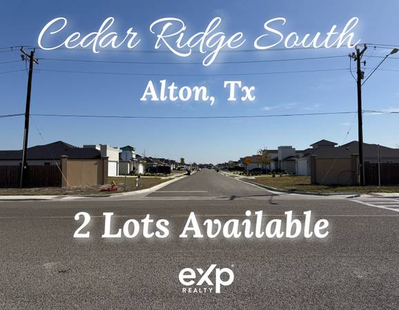 $62,000 / 6608ft2 - **2 Lots Available at Cedar Ridge South ** (Alton)64198895966465120