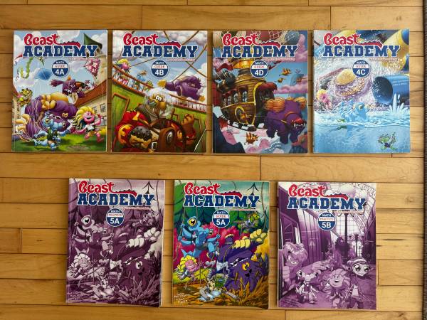 Beast Academy Math Books – Levels 4 & 5 1