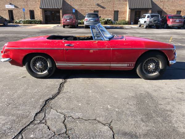 1964 MGB Pull Door Handle, Steel Dash Mk1 Roadster - $2,500 (Casco)63622126148097121