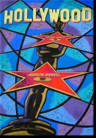 Academy Awards Oscar Oil Painting- Transcends Any Poste 1