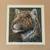 Ruane Manning Tiger Lithograph Print Matted/Framed Behind Glass Signed 2 thumbnail